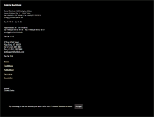 Tablet Screenshot of galeriebuchholz.de